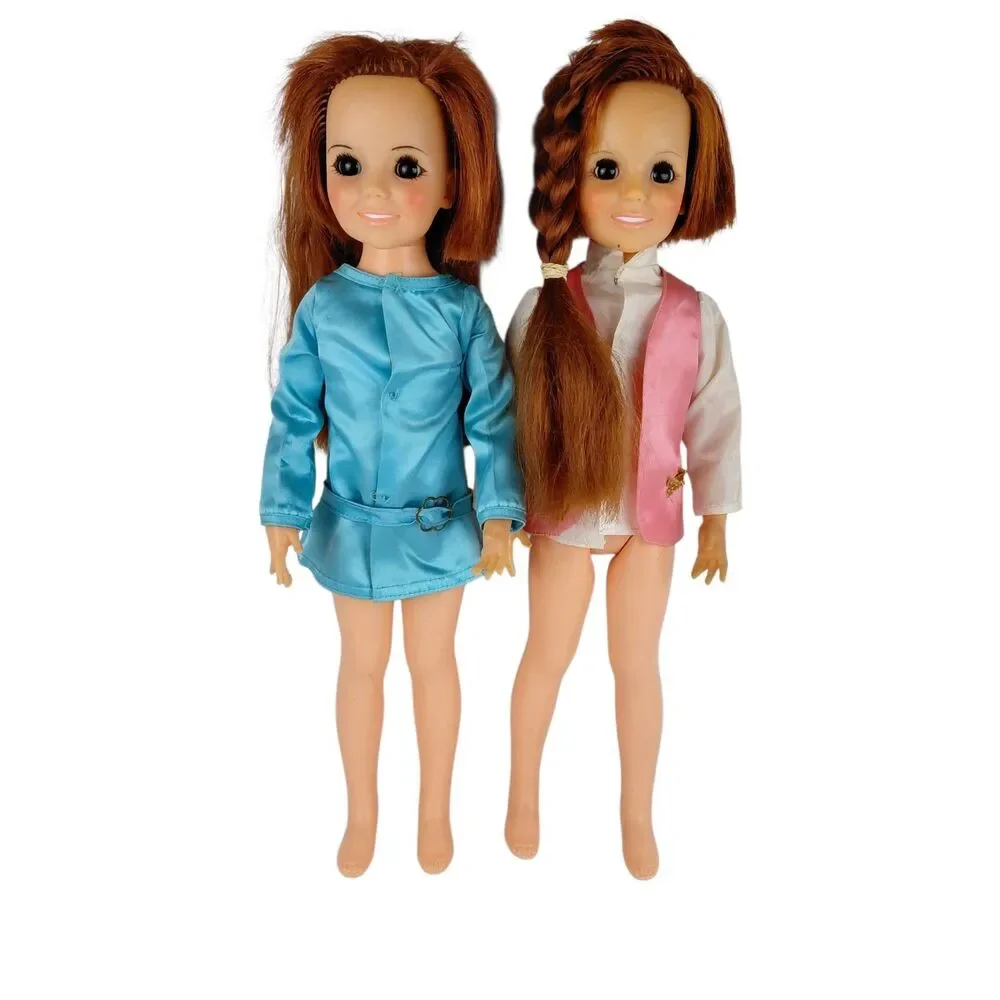 Ideal Crissy Doll  Lot Of 2 Growing Hair 1970s Red Hair